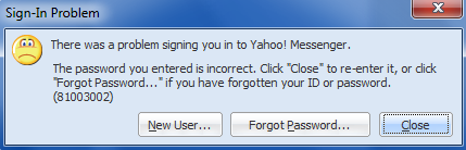 Can in messenger sign yahoo t Yahoo and