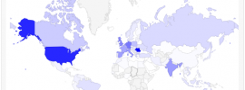 Google Analytics Dashboard Geo Map