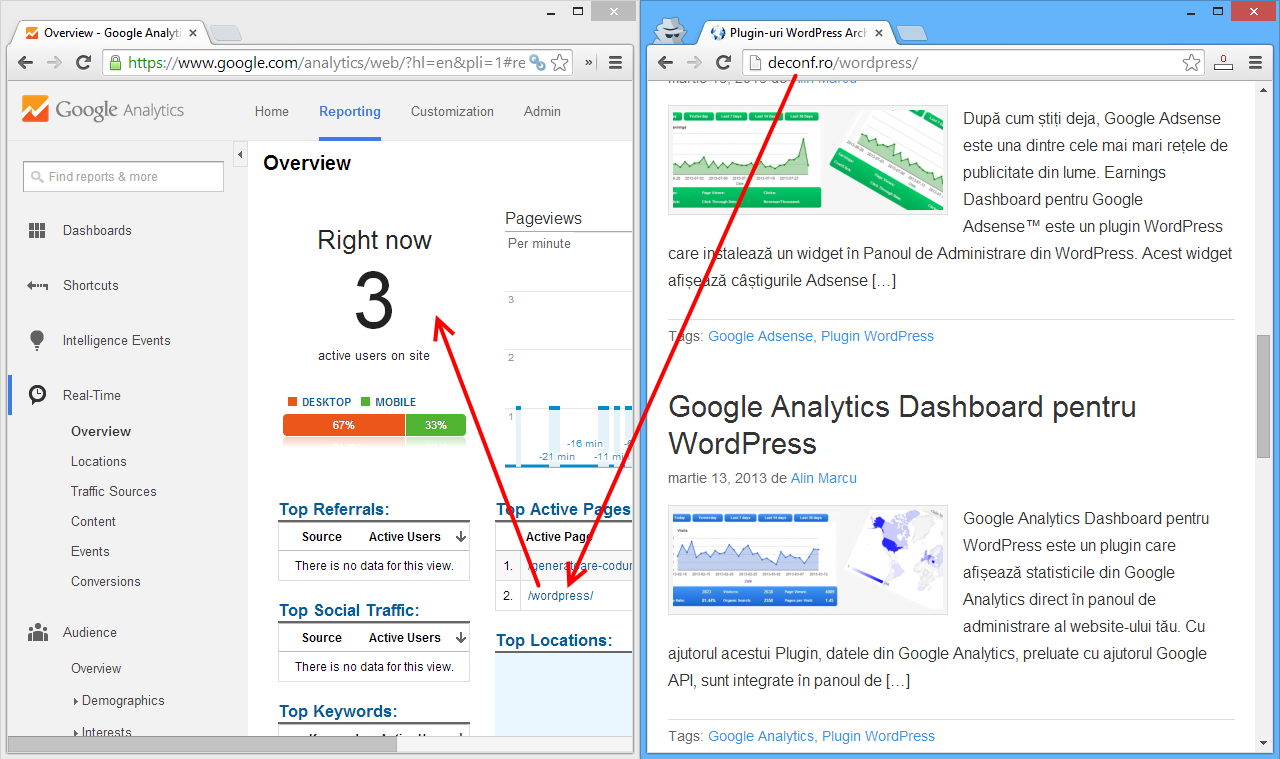 How do I know if Google tracking is working?